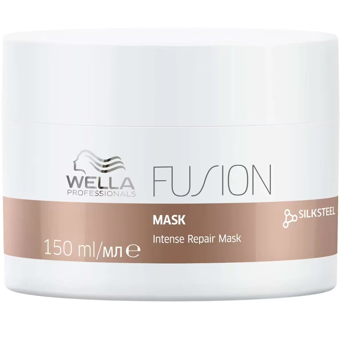 Masque capillaire Fusion Réparation Intense de pour cheveux abîmés – masque professionnel pour la réparation des cheveux, traitement anti-casse, 150 mL
