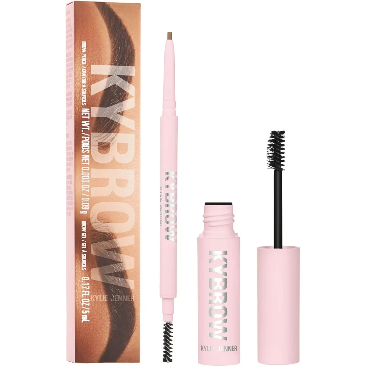 Kybrow Kit, perfect brow routine, brow pencil & gel, all-day wear fill & shape, cruelty-free, vegan