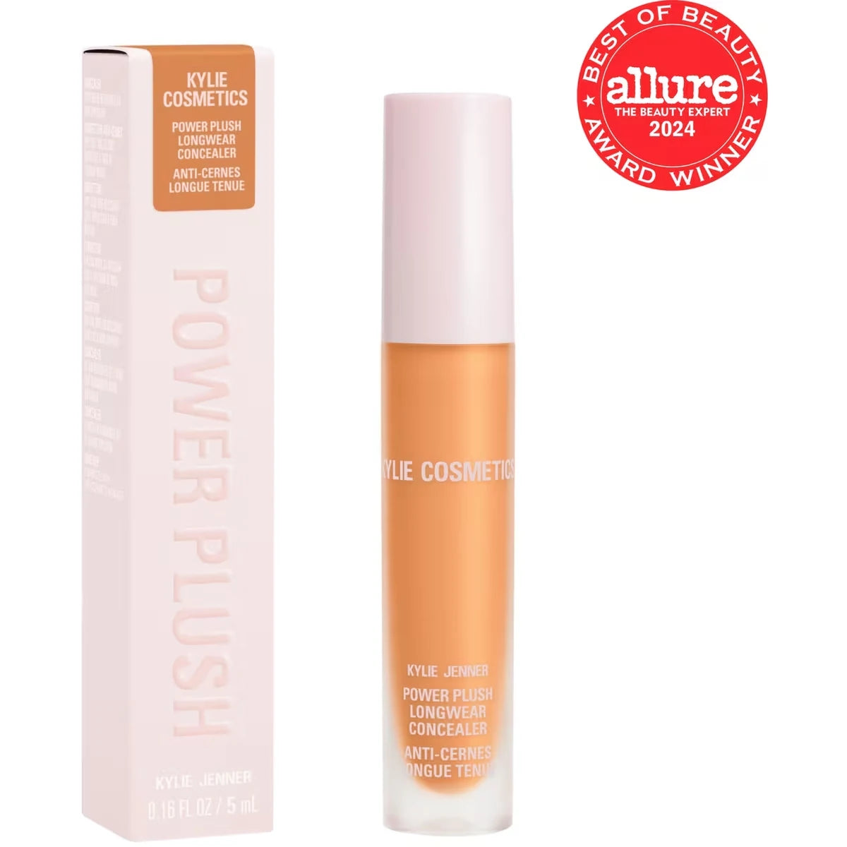 Power Plush Longwear Concealer, 12-hour wear, brightens & color correct under eye circles, natural finish, crease & cake-proof, vegan