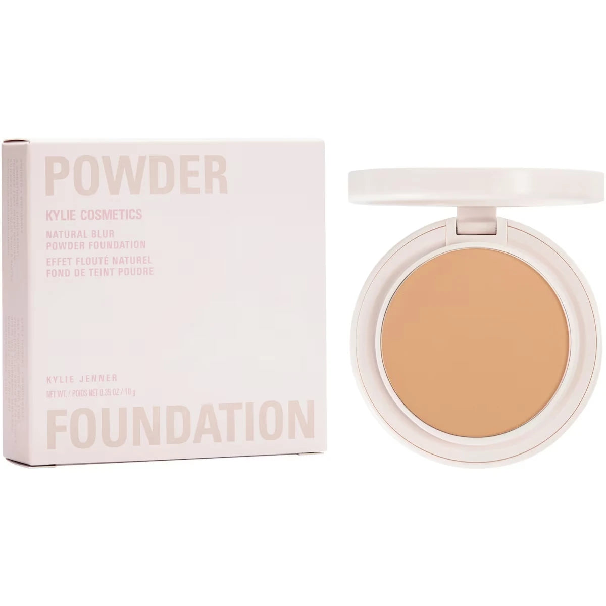 Natural Blur Powder Foundation, medium buildable blurred matte, 12-hour wear, breathable finish
