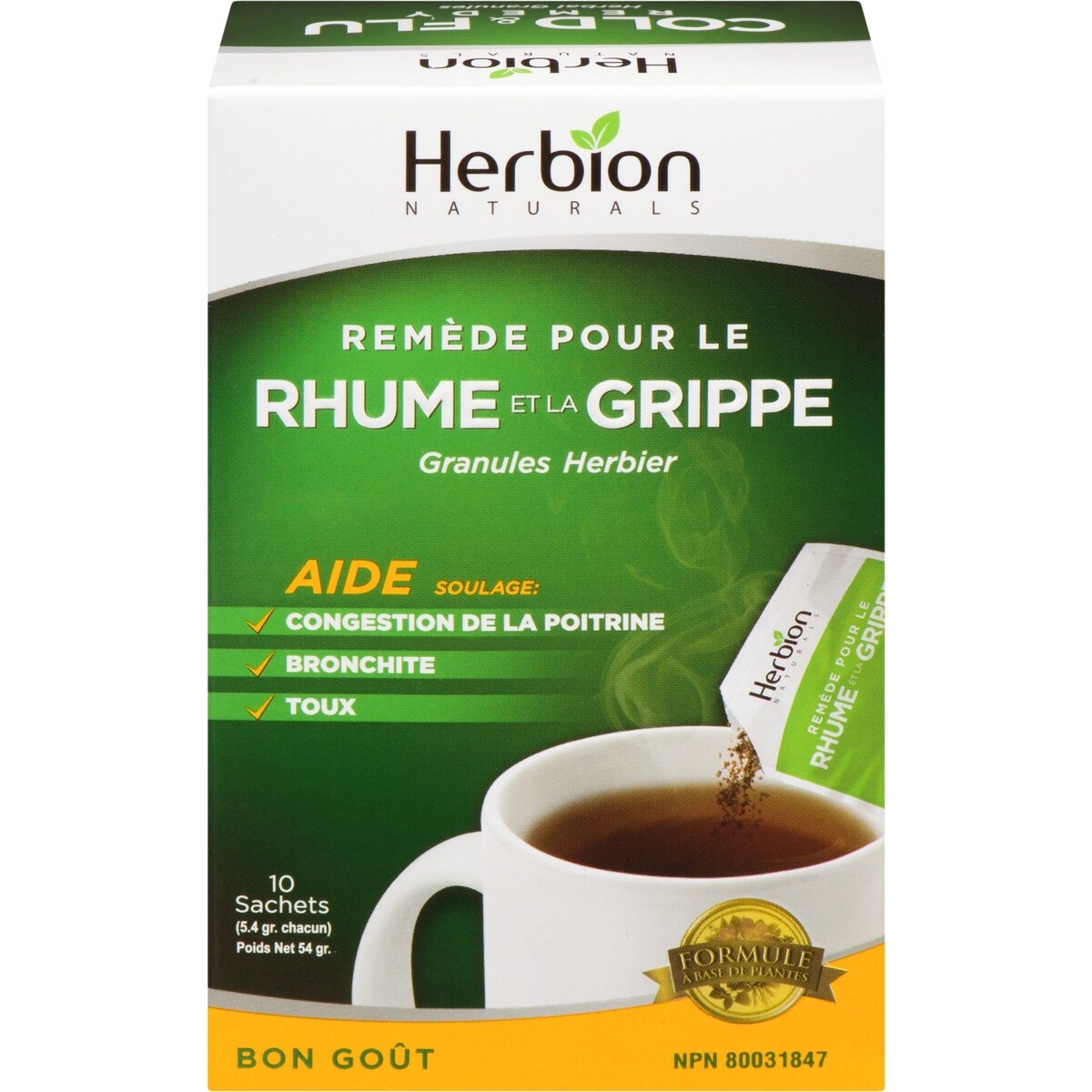 Herbion Rhume et La Grippe Remede