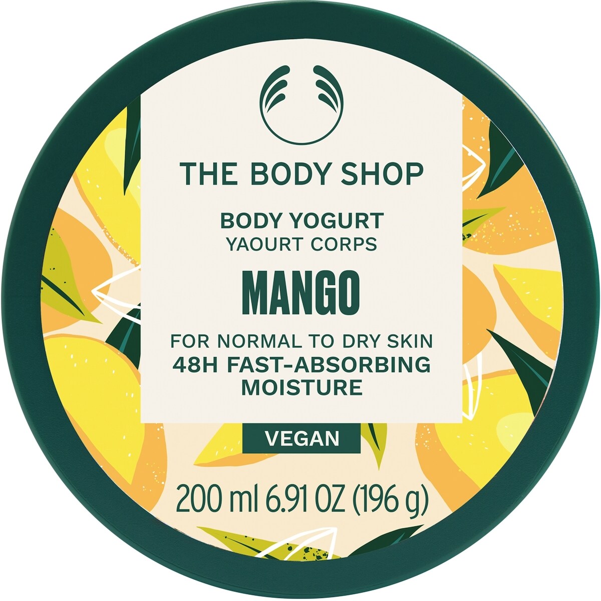 Yogourt corporel à la mangue