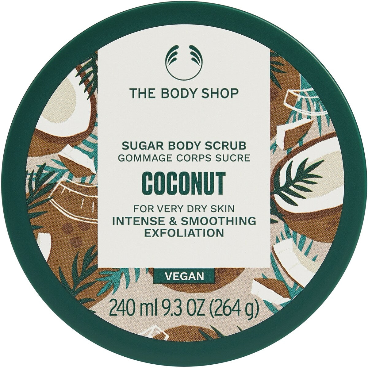 Gommage corporel exfoliant en crème à l’huile de noix de coco