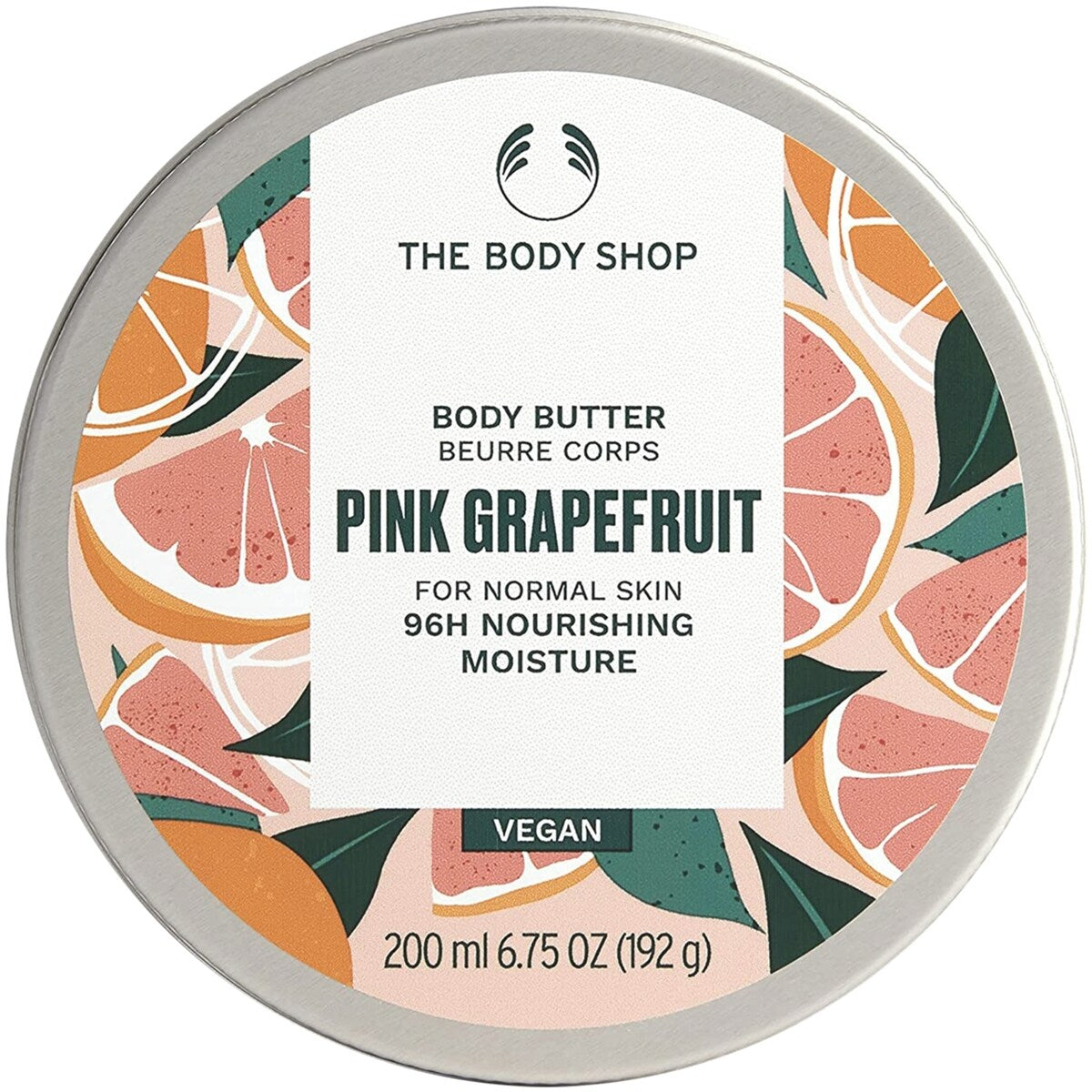 Beurre corporel au pamplemousse rose