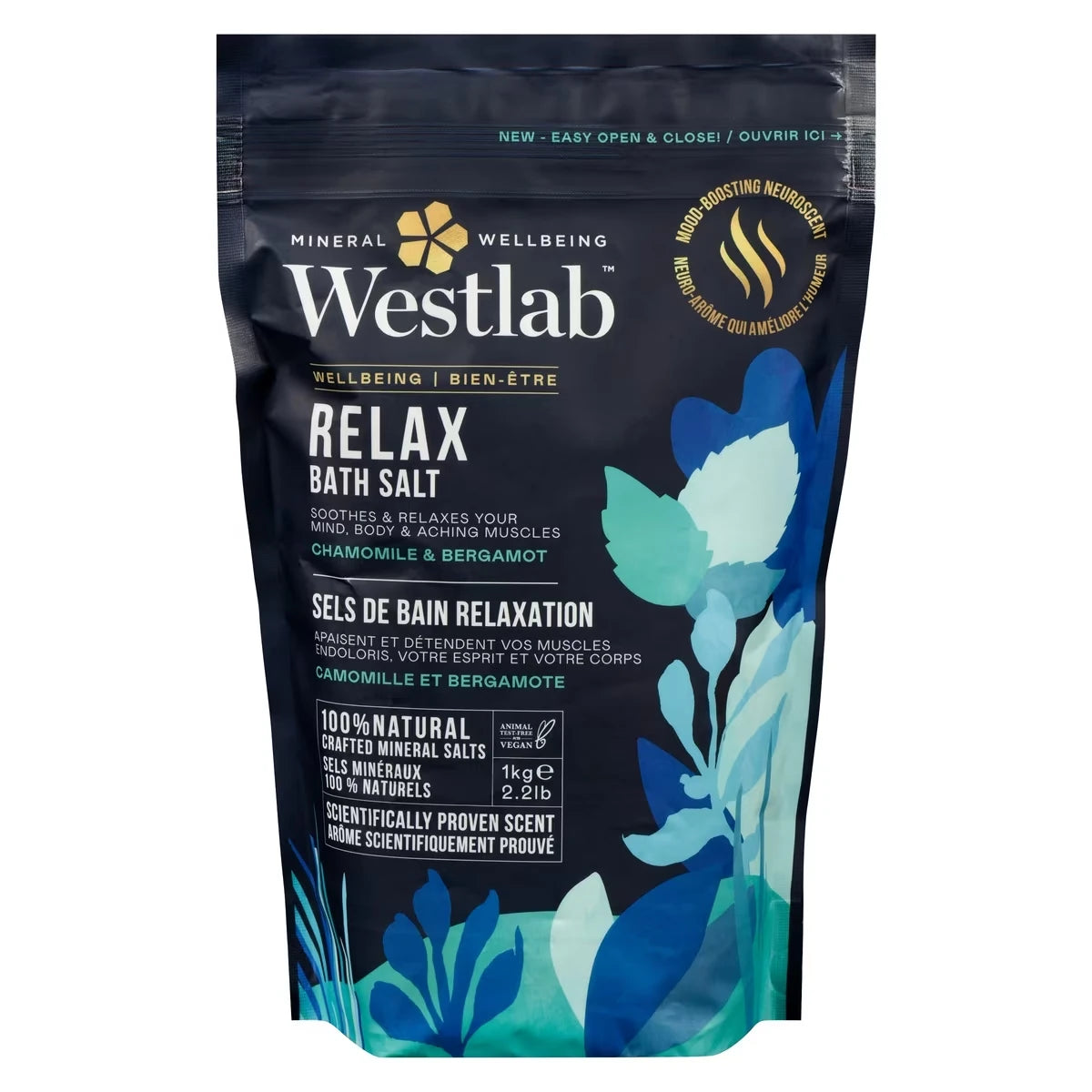 Sels de Bain Relaxation Camomille et Bergamote 1 kg