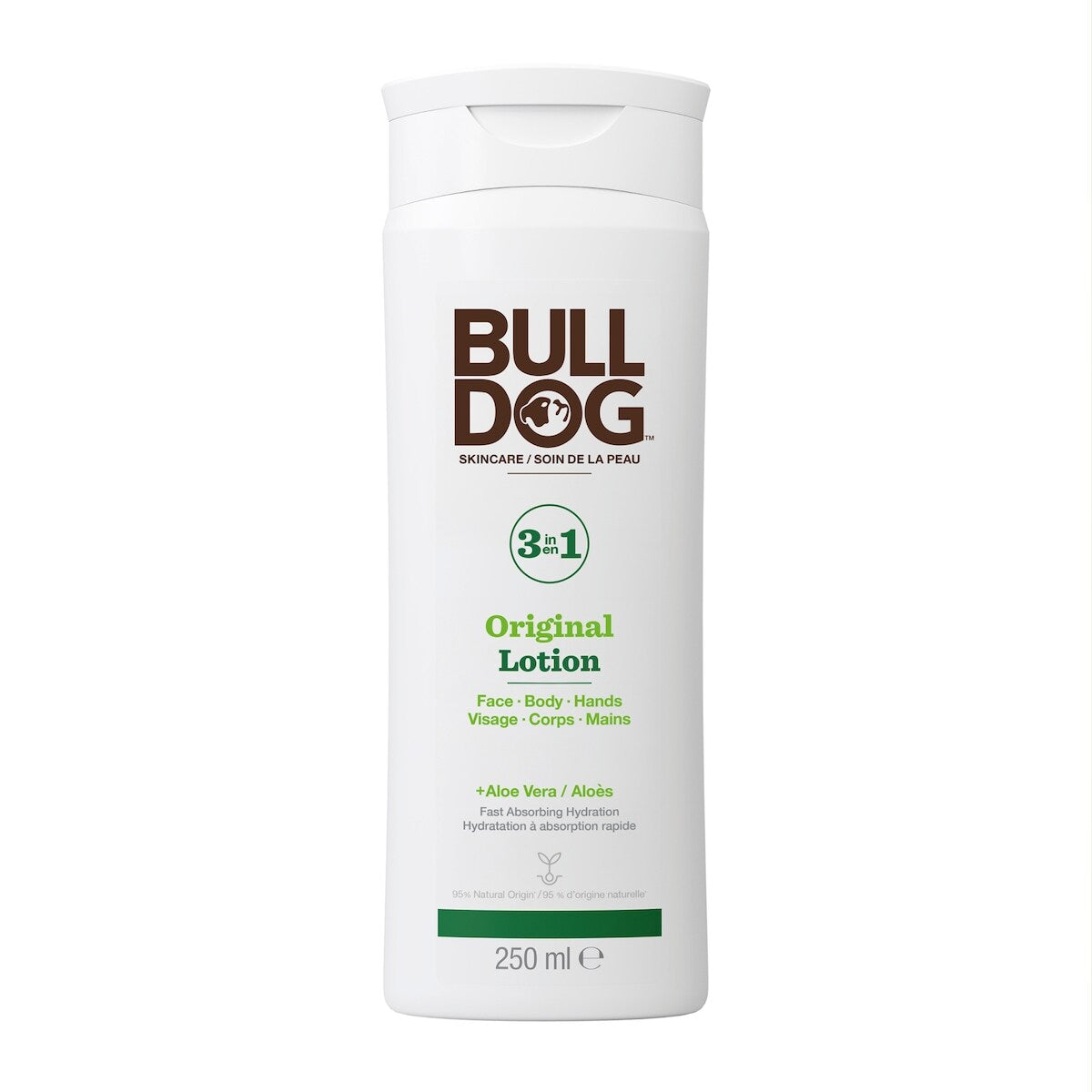 Lotion 3-en-1 pour le visage, le corps et les mains en formule originale