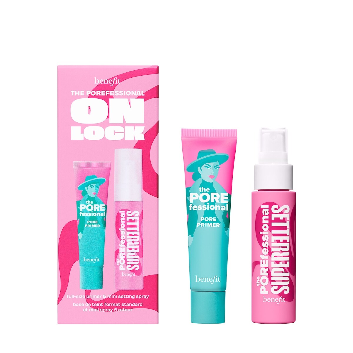 Base lissante et brumisateur fixateur The POREfessional On Lock