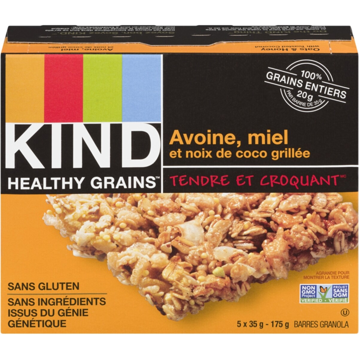 Barre Healthy GrainsMC  Avoine, miel et noix de coco grillée