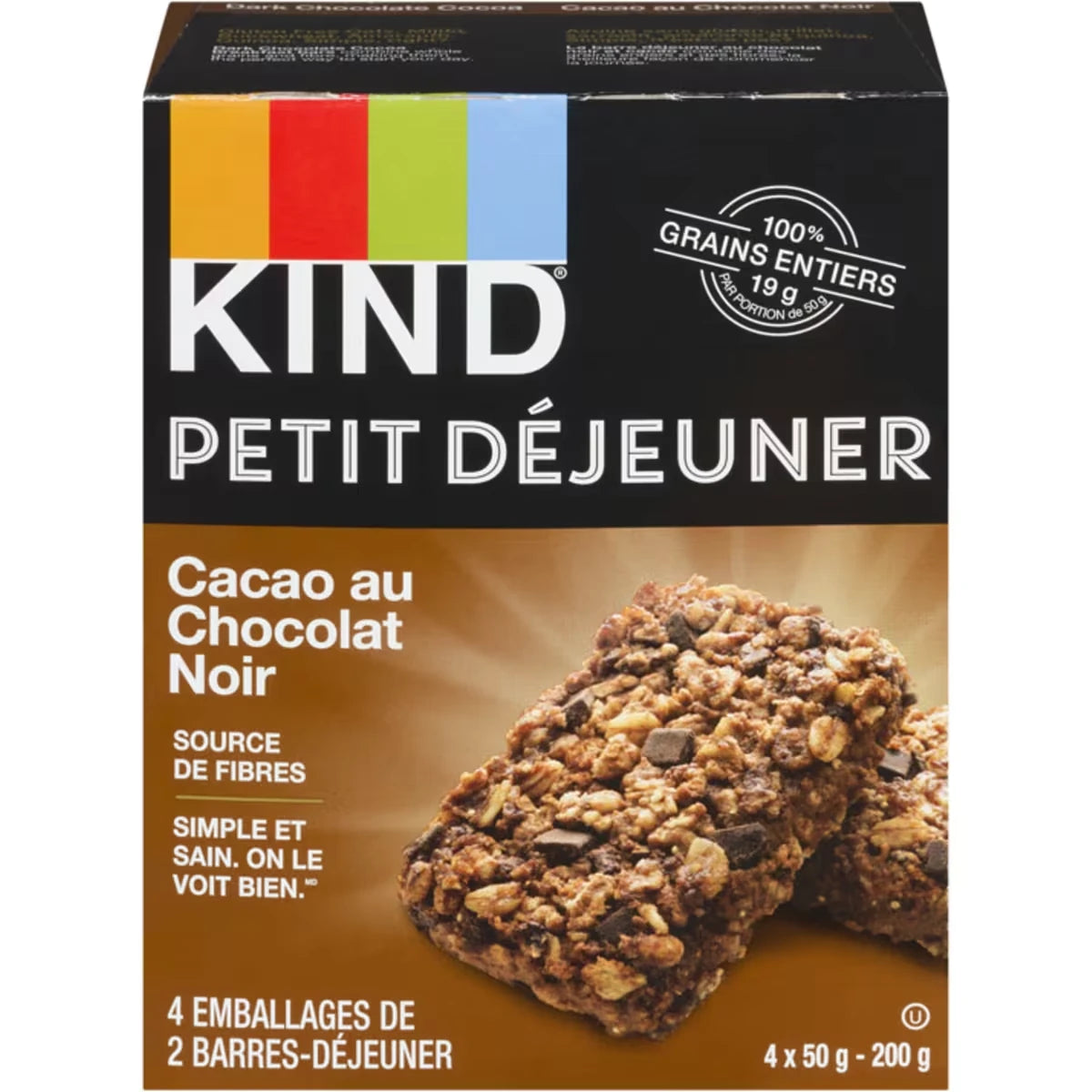 Barre Petit Déjeuner Chocolat noir