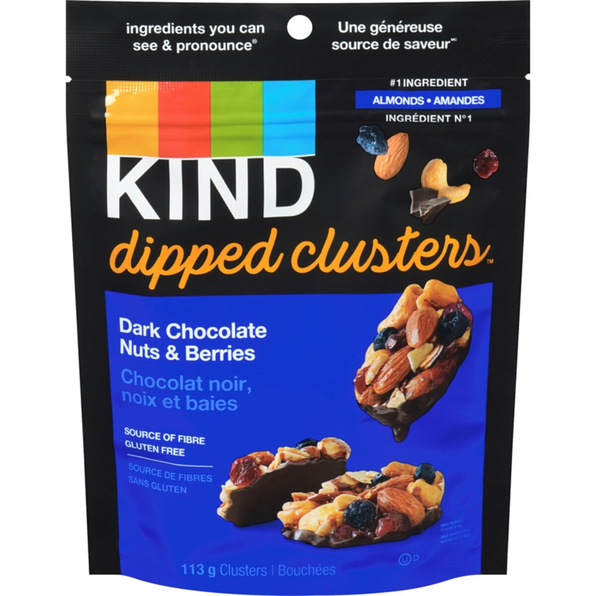Dipped ClustersMC Chocolat noir, noix et baies