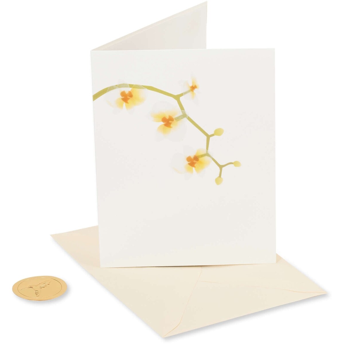 Carte sans texte (Fleurs élégantes)