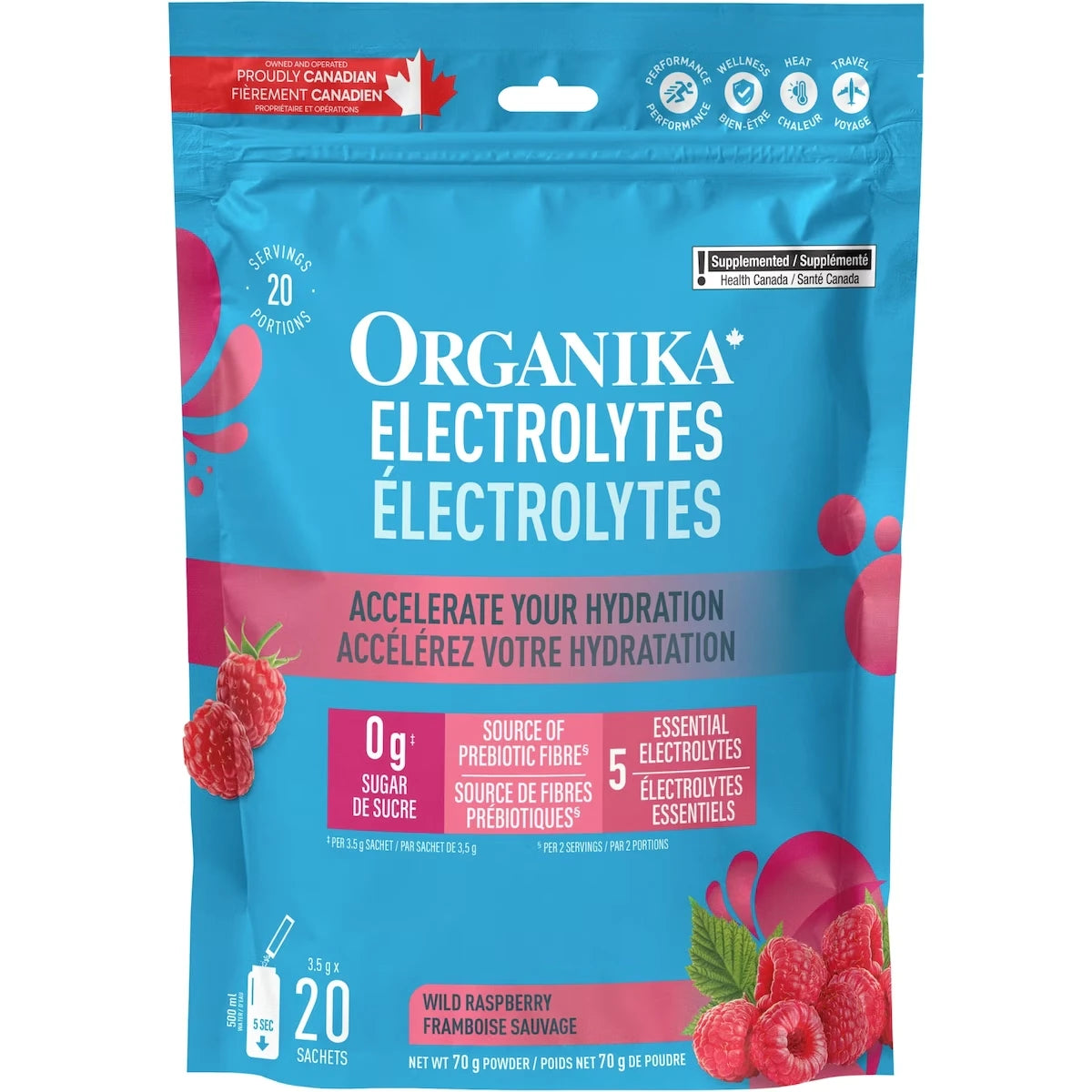 électrolyte framboise sauvage