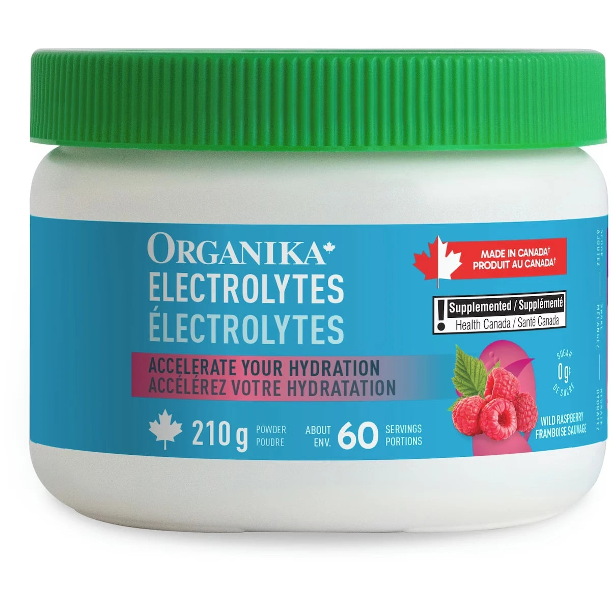 Électrolytes Framboise Sauvage 210G