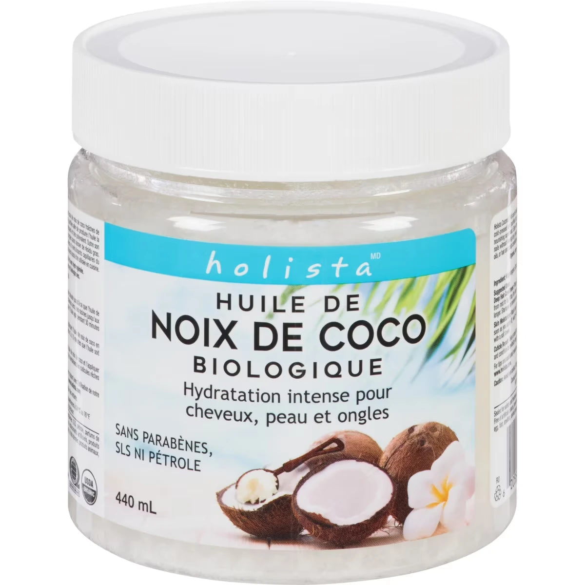 Huile de noix de coco biologique