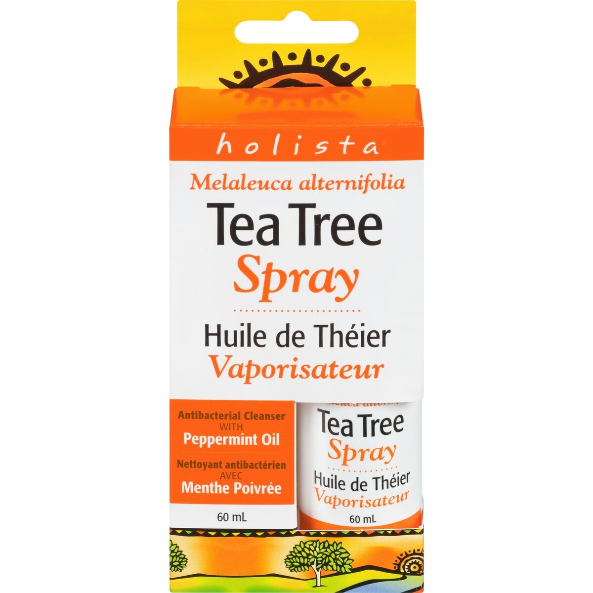 Huile de Théier Vaporisateur avec Menthe Poivrée vaporisateur