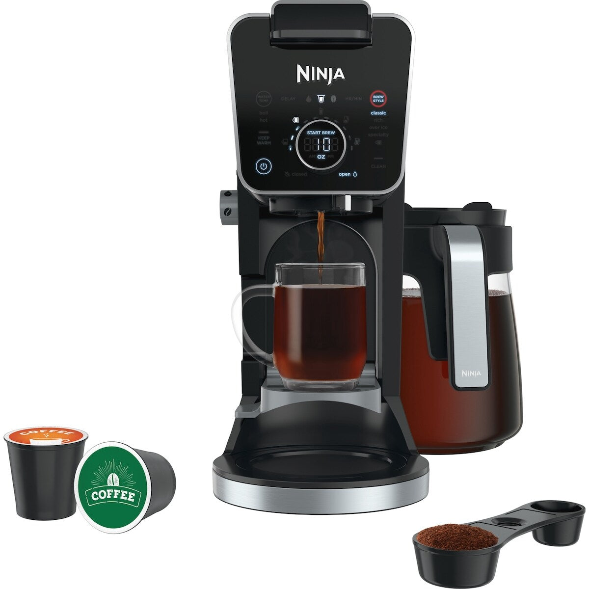 Système d’infusion de spécialité  DualBrew Pro, portion individuelle, capsule et cafetière filtre de 3 L (12 tasses)