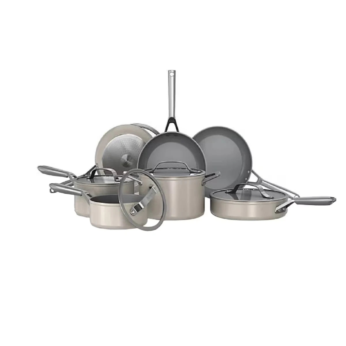 Batterie de cuisine CW39012AST NeverStick Ceramic Pro 12 pièces