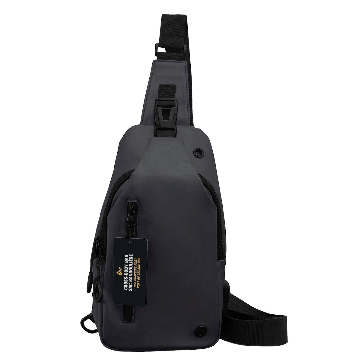 Sac bandoulière avec port de chargement USB
