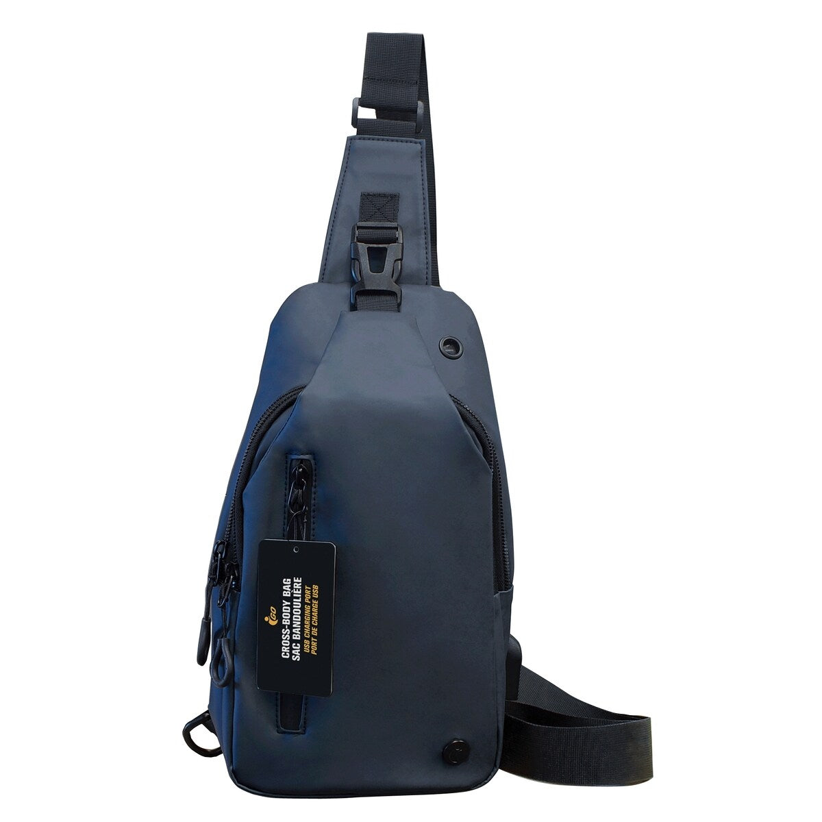 Sac bandoulière avec port de chargement USB