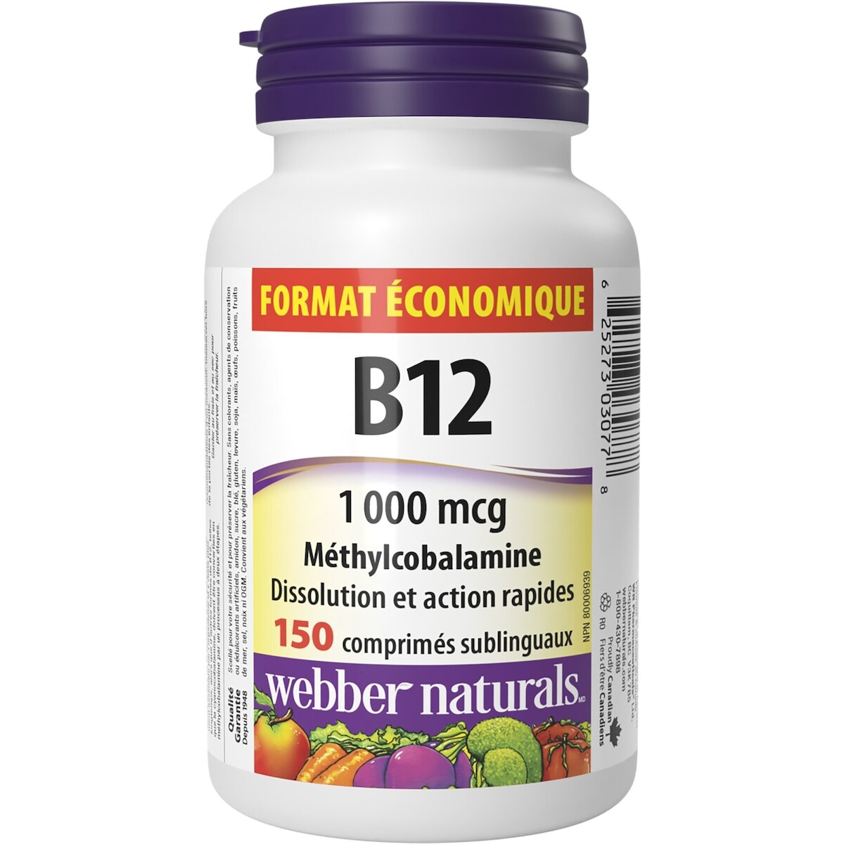 Vitamine B12 méthylcobalamine 1 000 mcg