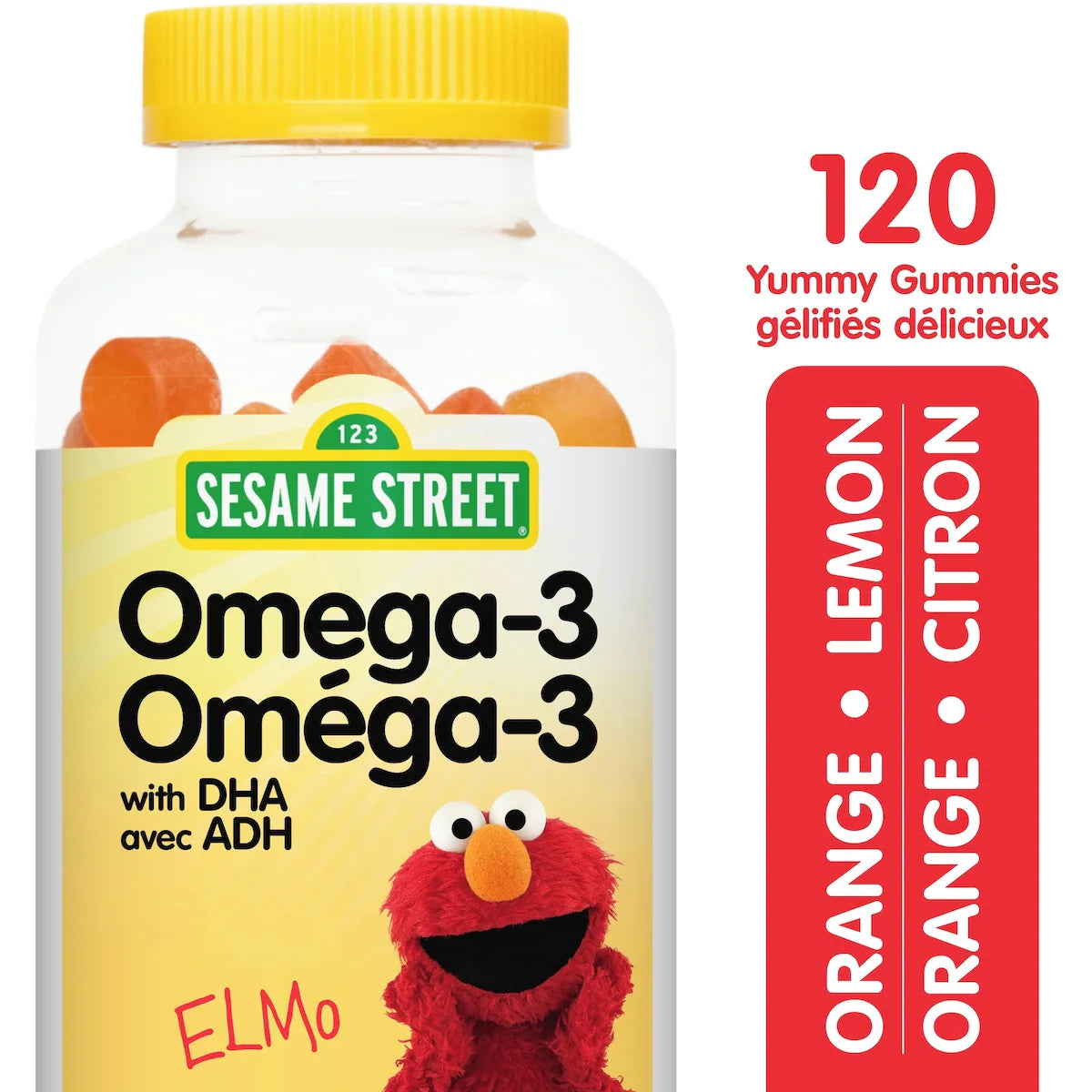 Oméga-3 avec ADH orange  •  citron