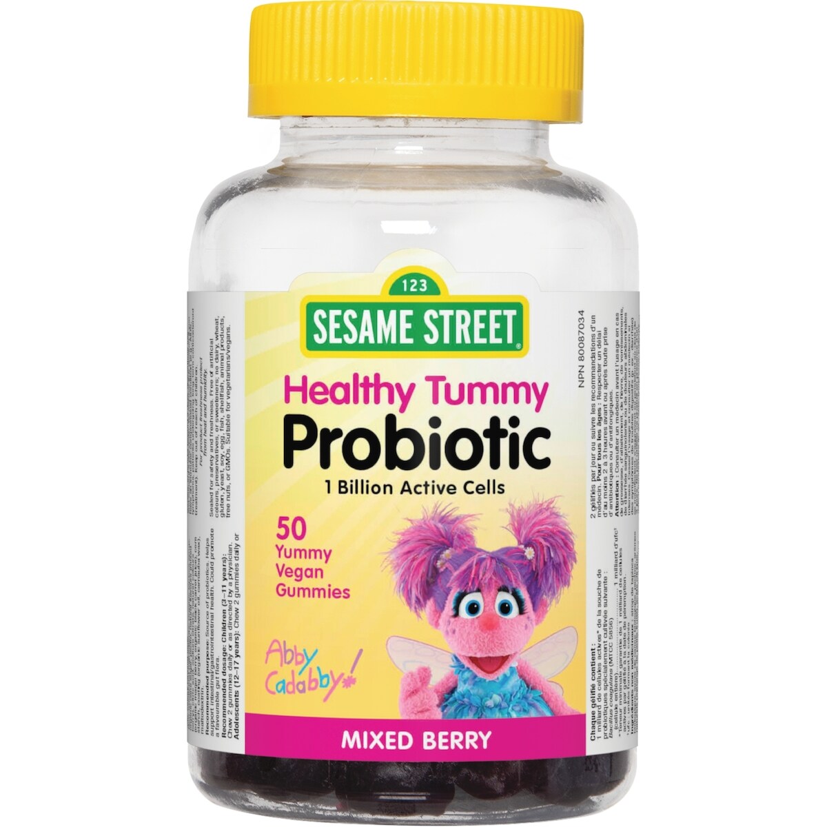 Santé des petits ventres Probiotique 1 milliard de cellules actives Mélange de petits fruits