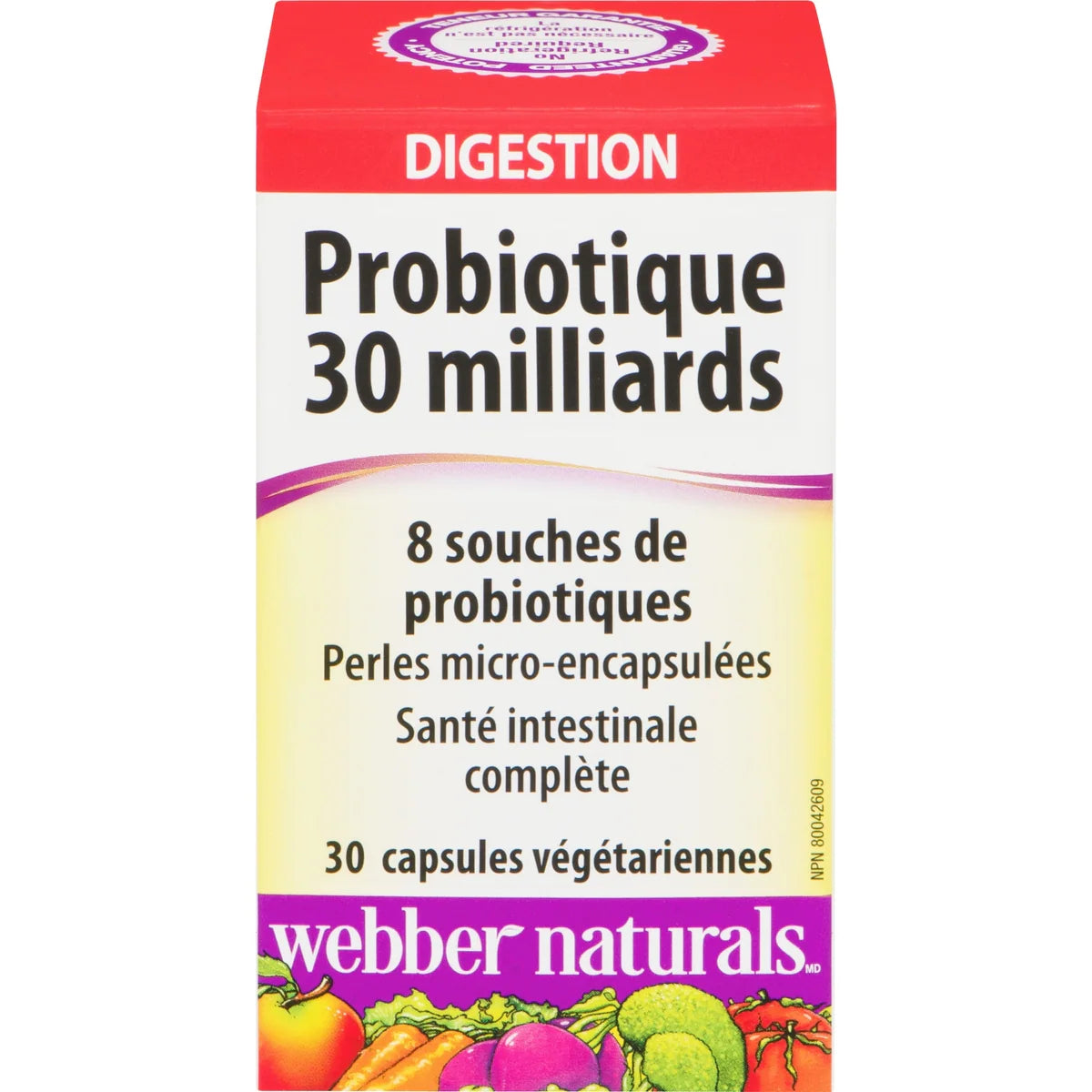 Probiotiques 30 milliards 8 souches de probiotiques