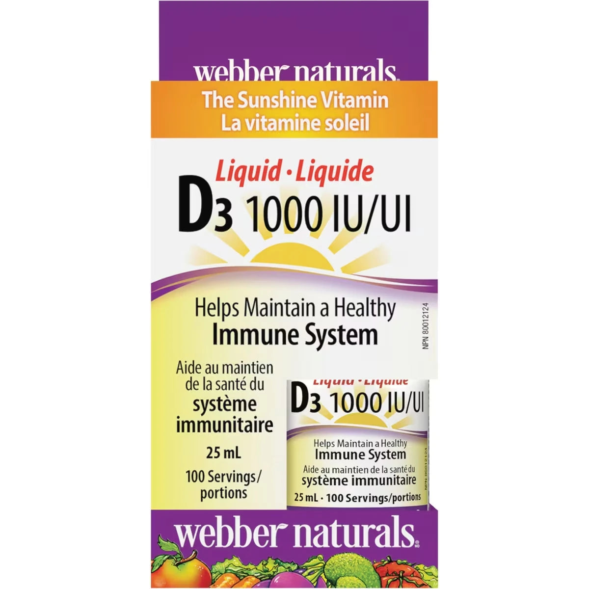 Vitamine Liquide D3 1000 UI