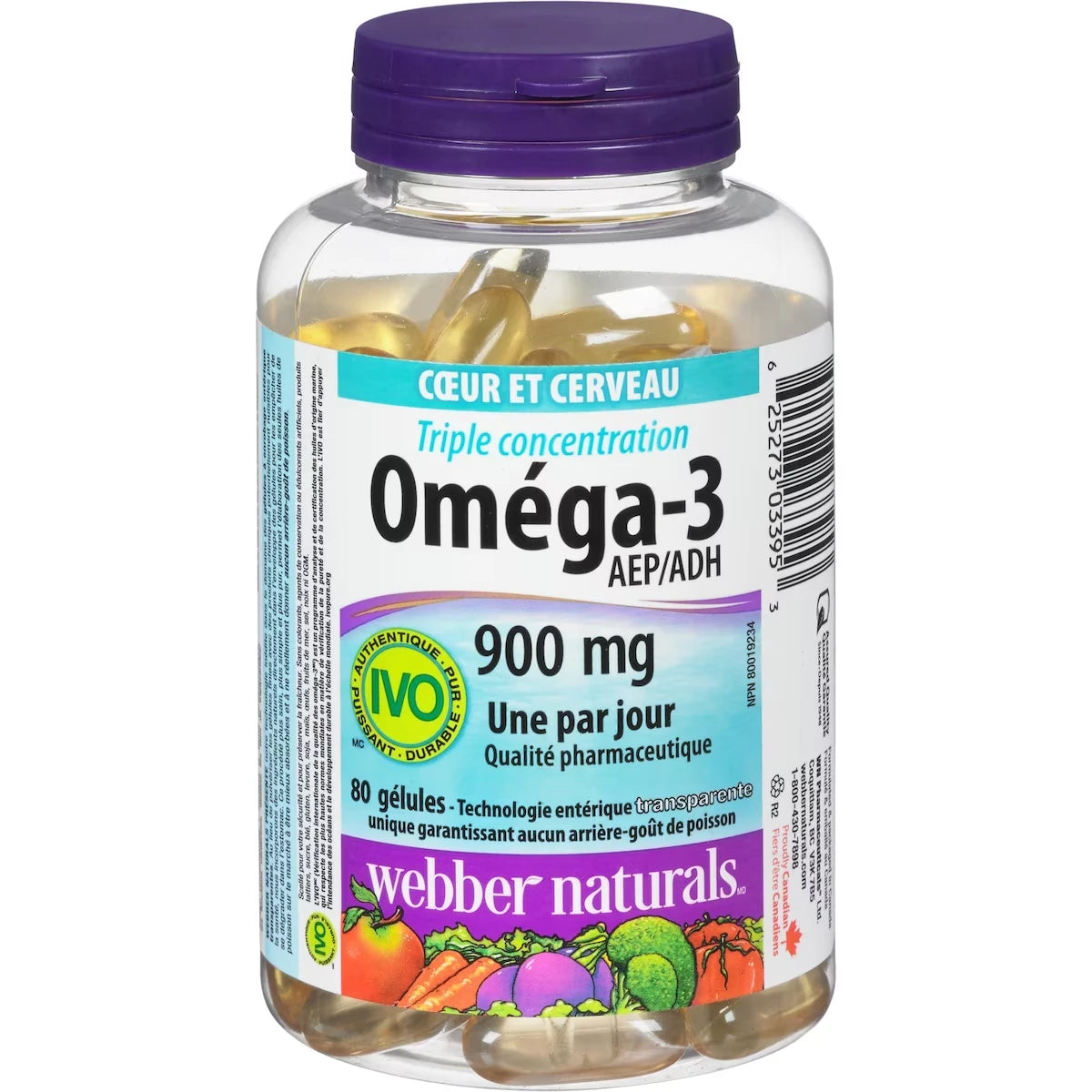 Triple Concentration Oméga-3 900 mg AEP/ADH