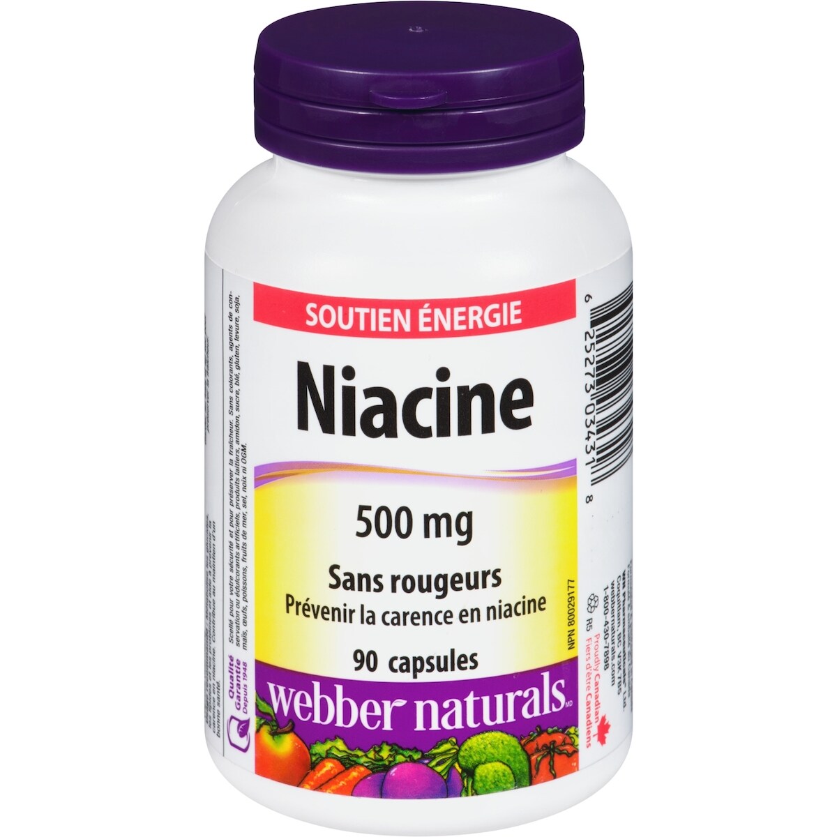 Niacine Sans rougeurs  500 mg