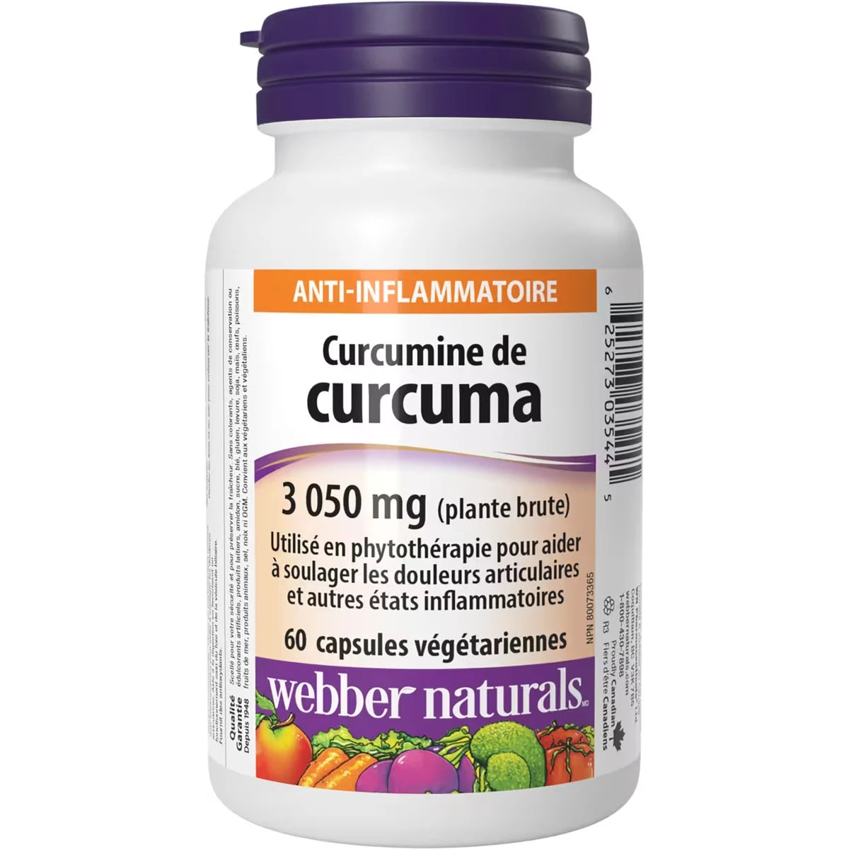 Curcumine de curcuma 3 050 mg