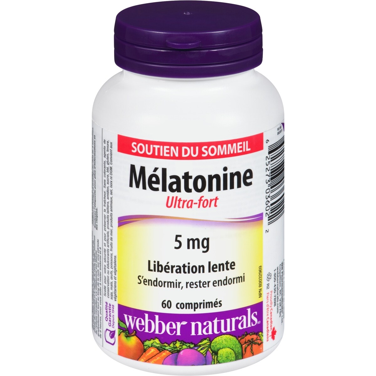 Mélatonine Ultra-Fort Libération lente 5 mg