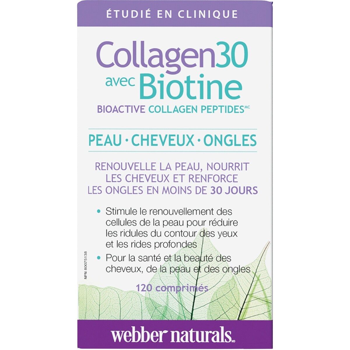 Collagen30 avec Biotine Bioactive Collagen Peptides