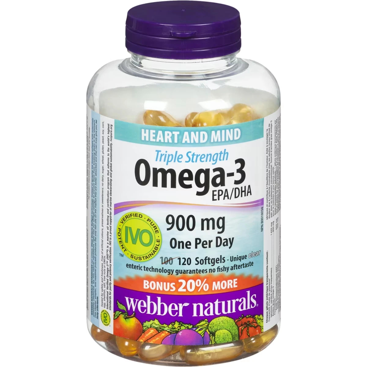 Triple Concentration Oméga-3 900 mg AEP/ADH