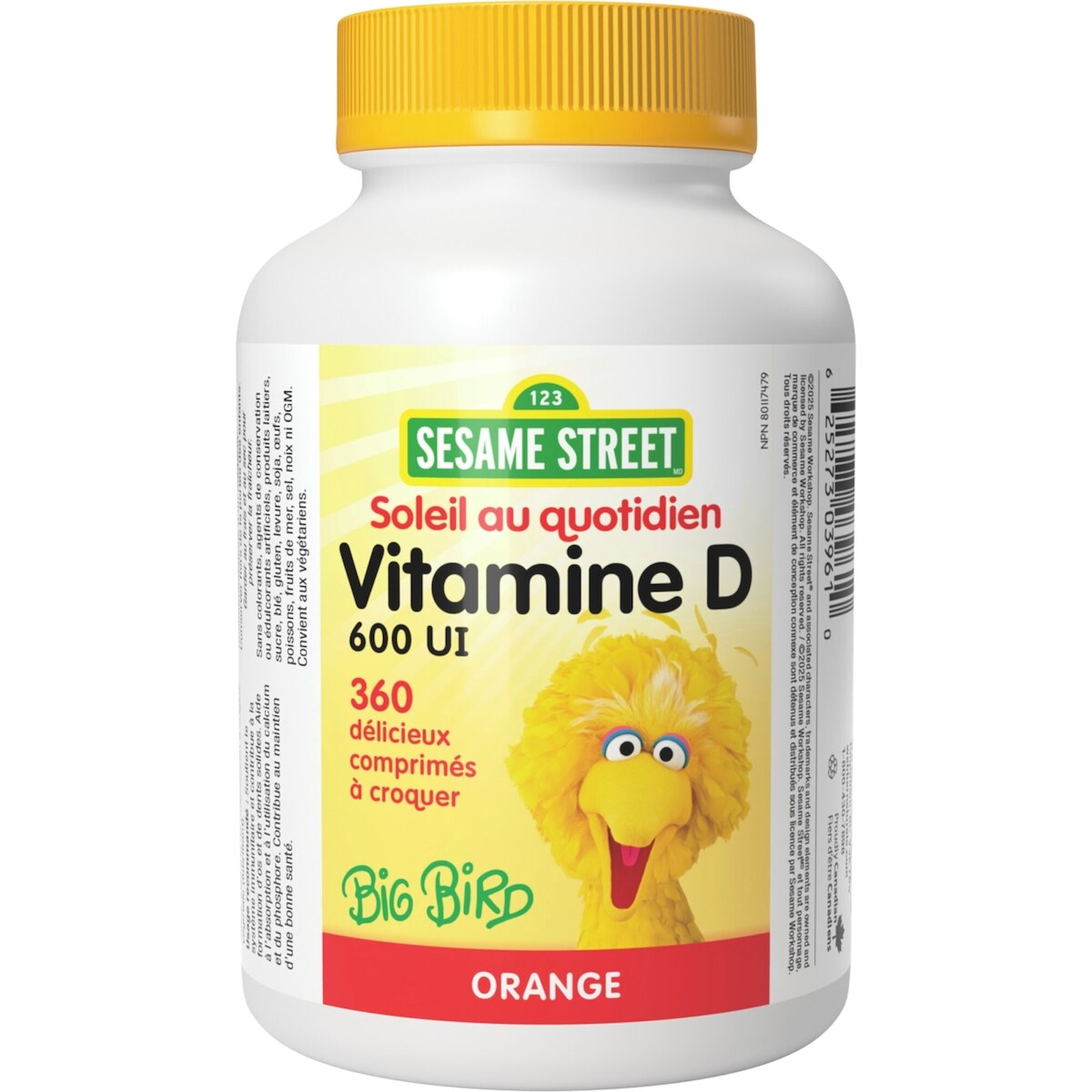 Vitamine D3 600 UI
