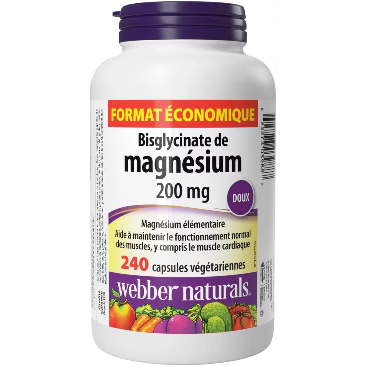 Bisglycinate de magnésium 200 mg