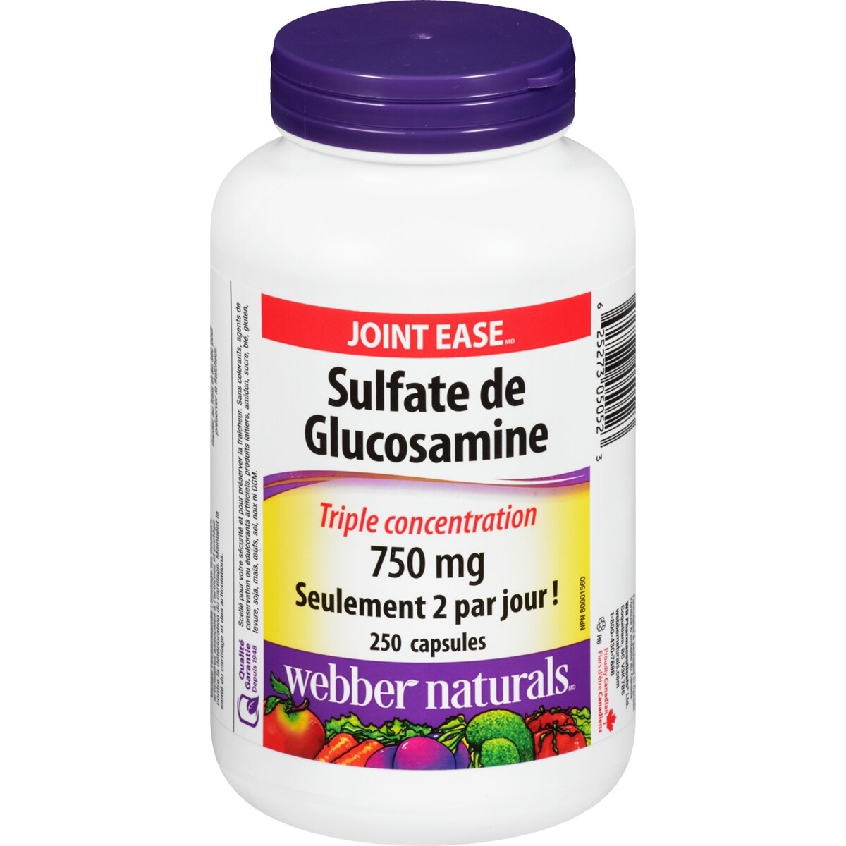 Sulfate de Glucosamine Triple concentration 750 mg
