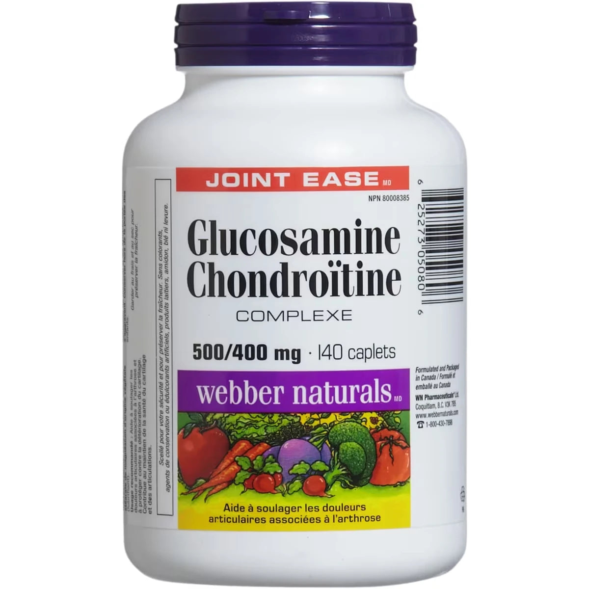 Glucosamine Chondroïtine Double concentration 500/400 mg