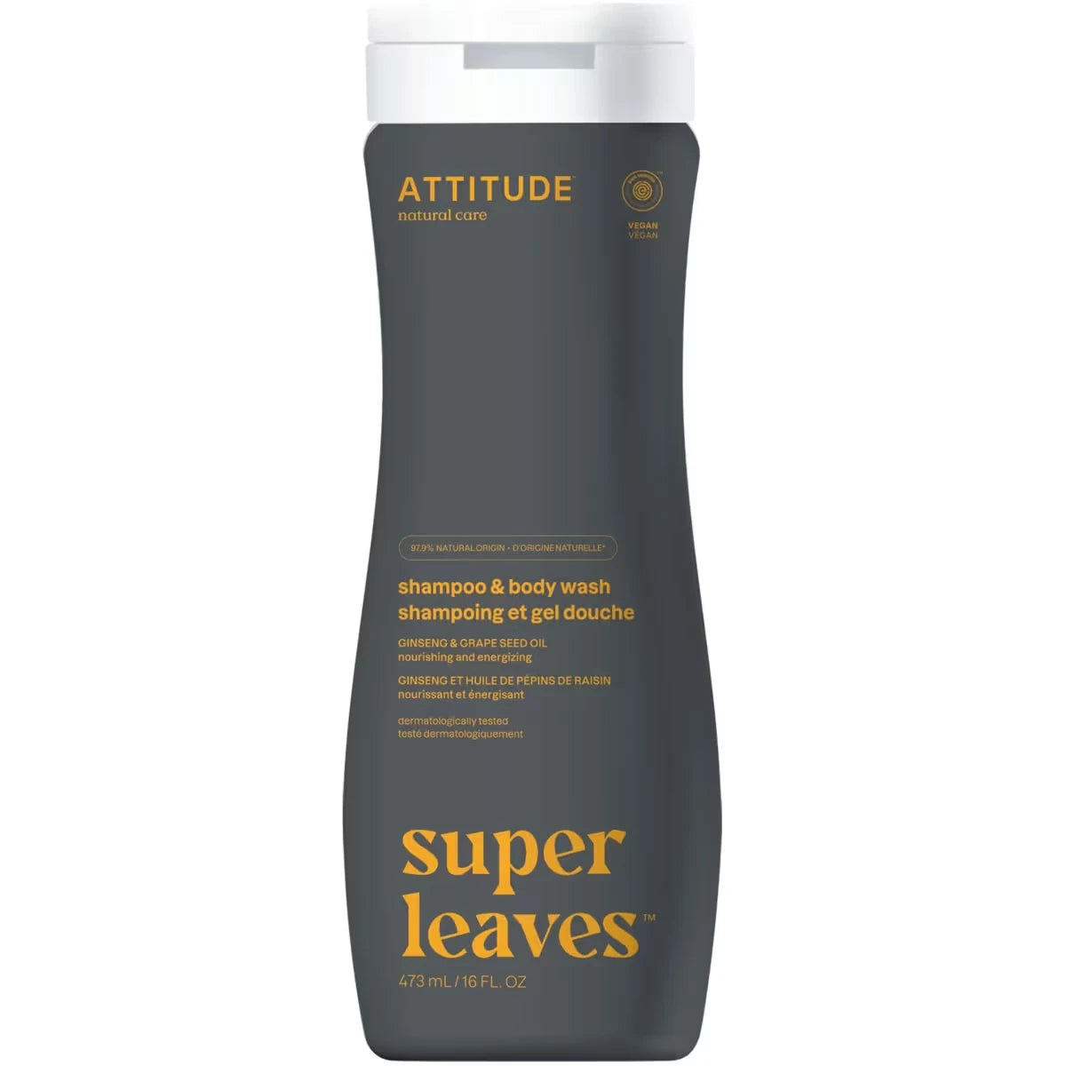 Super Leaves HOMME 2en1 Shampoing et Corps - sports