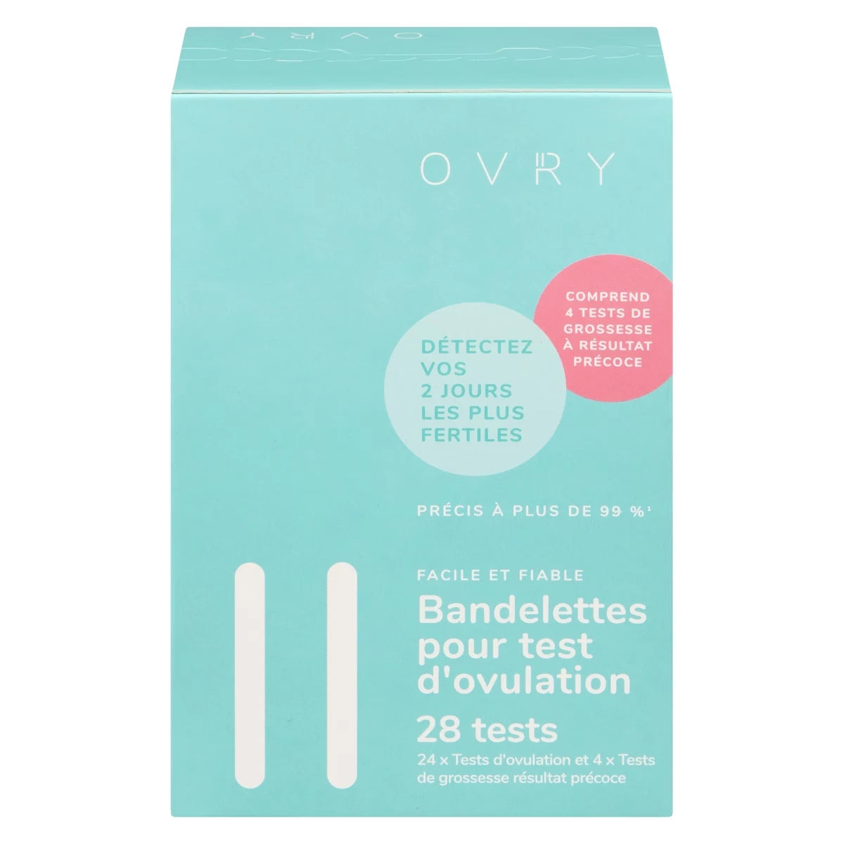 Bandelettes pour test d'ovulation