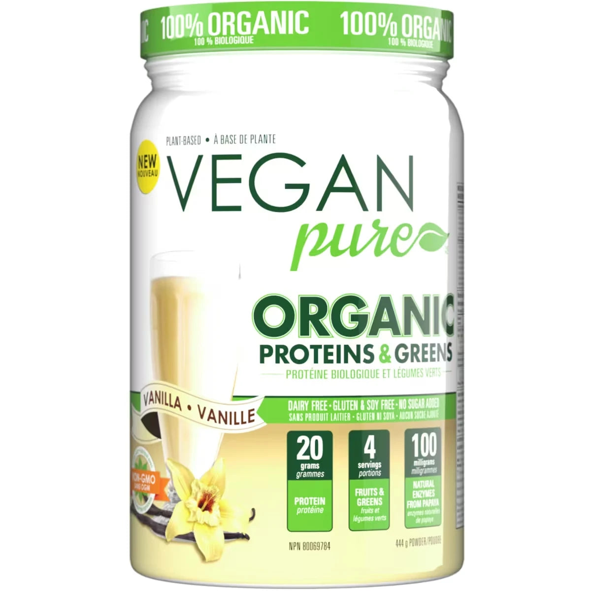 Protéine Biologique et Légumes verts