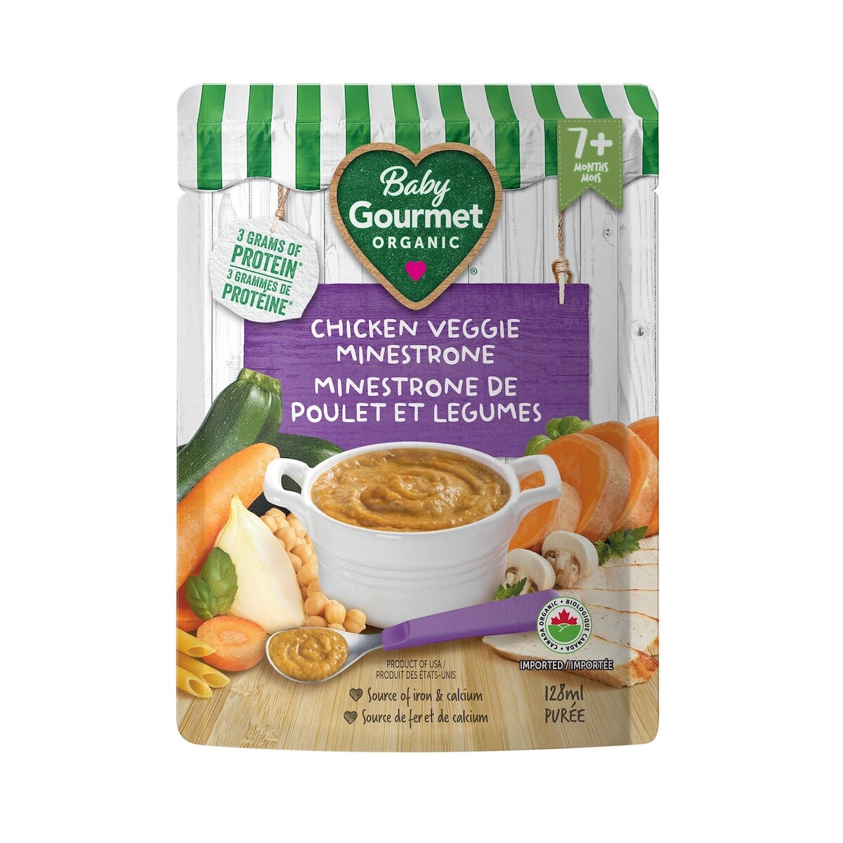 Minestrone au poulet