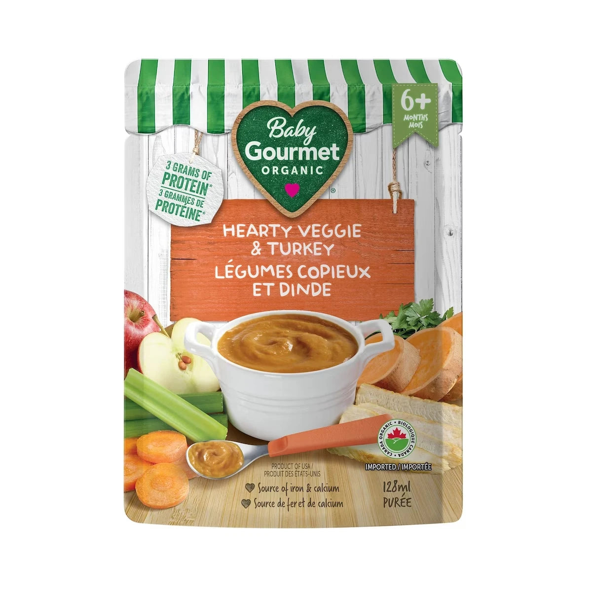Legumes avec dinde copieux