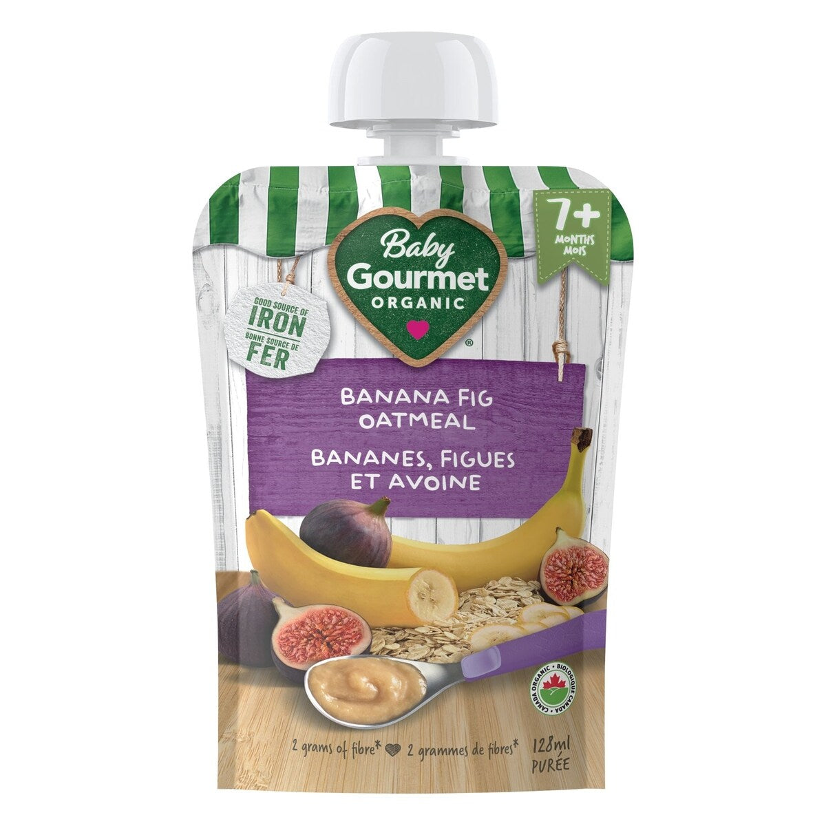 Bananes, figues et avoine