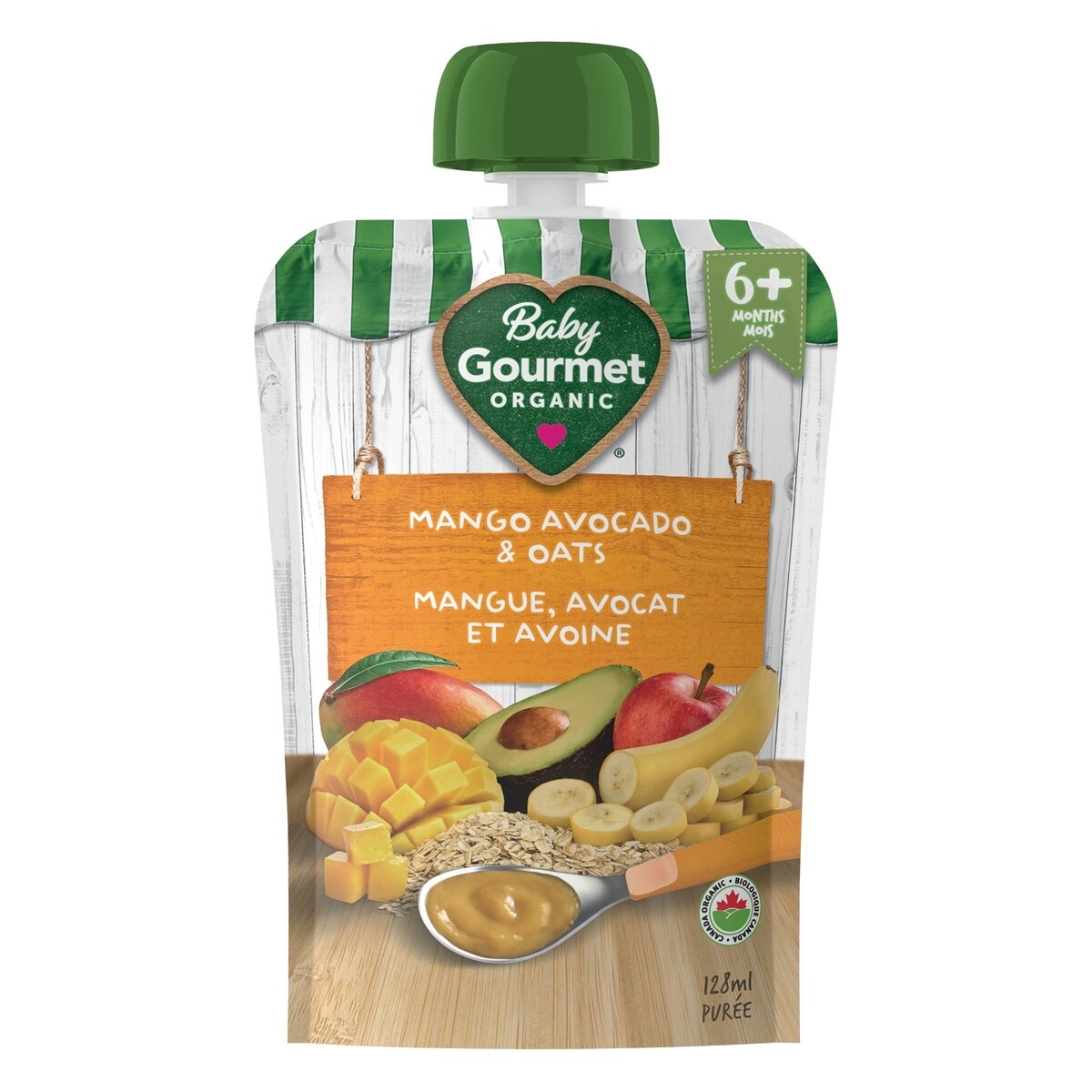 mangue, avocat et avoine
