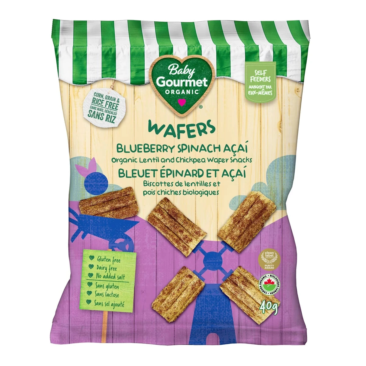Bleuet, epinard et acai