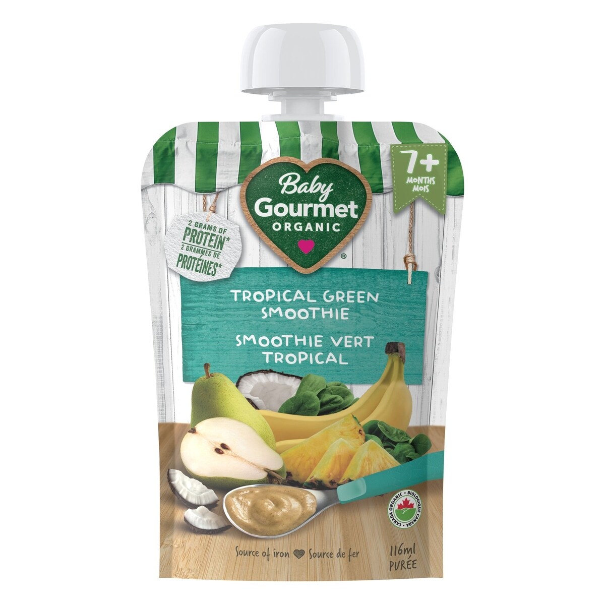 Smoothie vert tropical