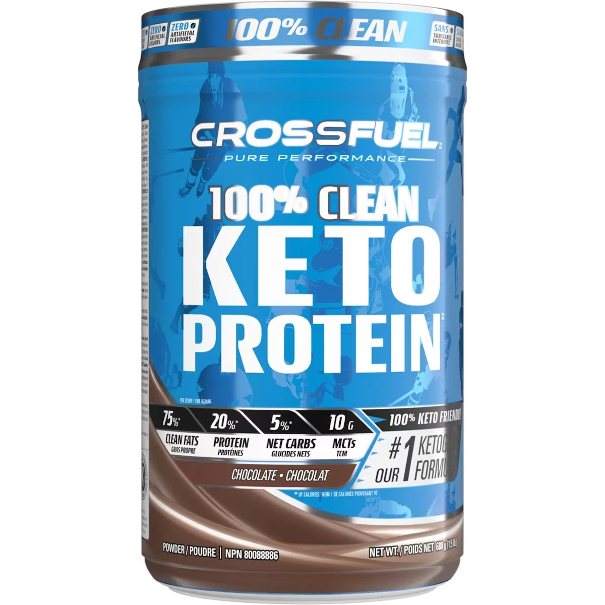 Crossfuel 100% Propre Keto Protein, Chocolat