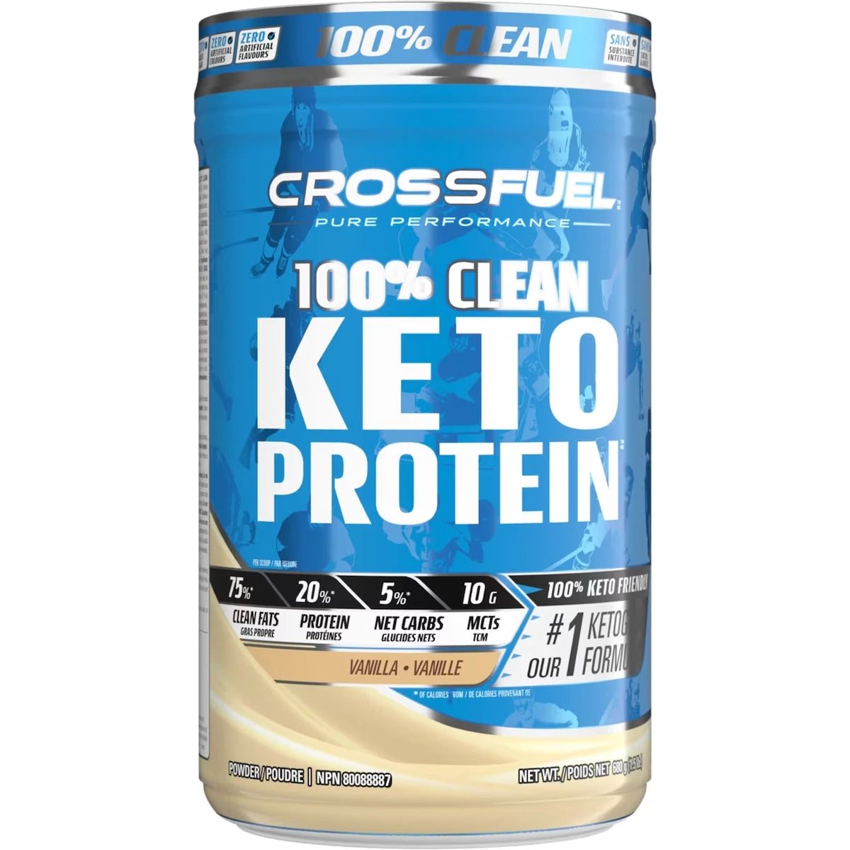 Crossfuel 100% Propre Keto Protein, Vanille