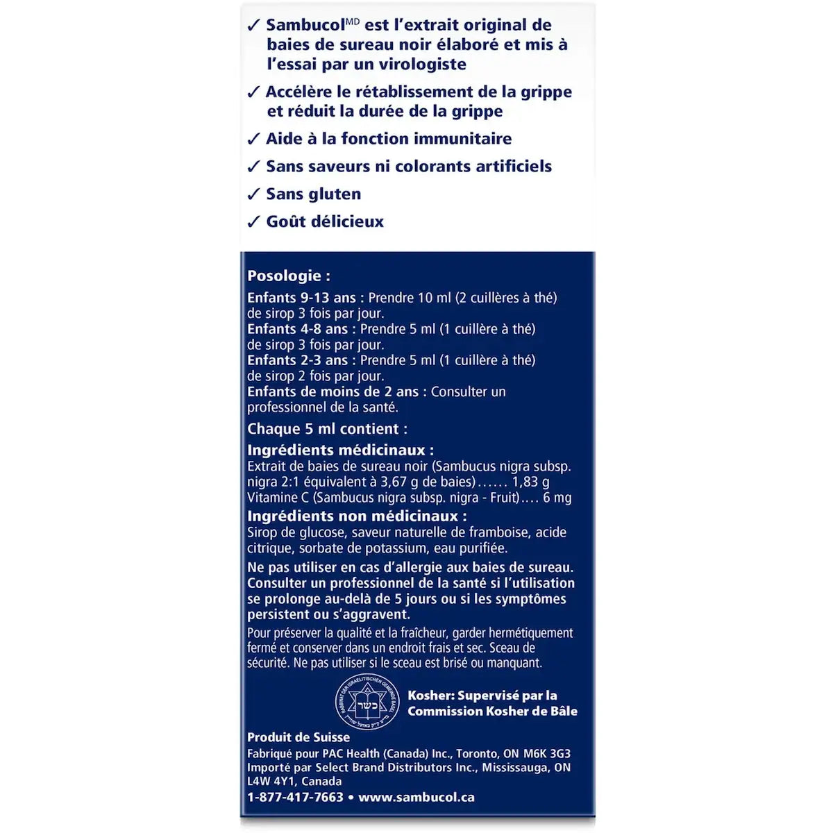 Sambucol Anti-Viral La Grippe Enfants